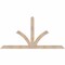Ekena Millwork Richland Smooth Timber Gable Bracket, Douglas Fir, 72"W x 36"H x 3 1/2"D x 3 1/2"F, 12/12 Pitch GBW072X36X0404RIC00SDF - alternate 1